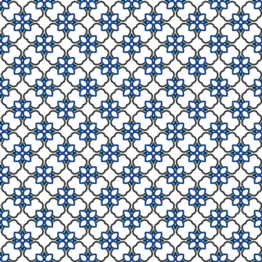 Kusursuz arkaplanı olan soyut grafik deseni