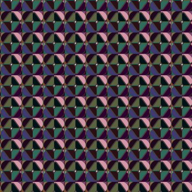 Geometrik süslemeli desen, vektör 