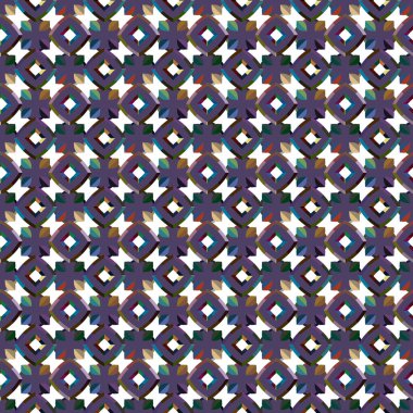 soyut geometrik süslemeli desen, vektör 