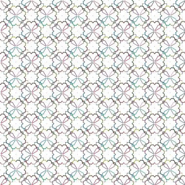 Vektör çizimi, geometrik dikişsiz arkaplan