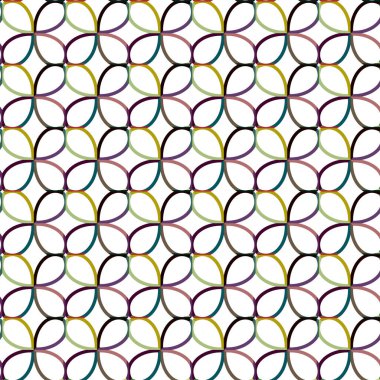 soyut geometrik süslemeli desen, vektör 