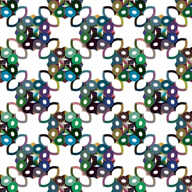 soyut vektör sanatı, geometrik şekiller, uzay dokusunu kopyala