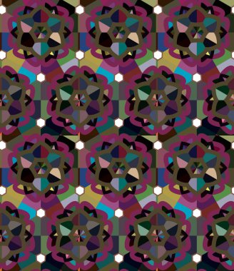  Soyut arkaplan. Kusursuz geometrik süslemeli desen.