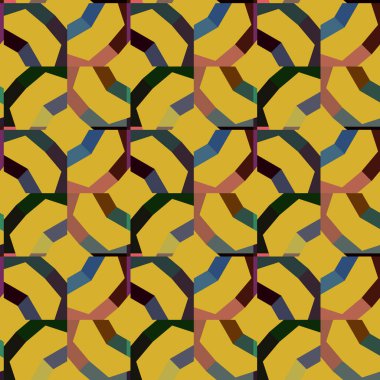 Vektör çizimi, geometrik dikişsiz arkaplan