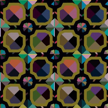  Soyut arkaplan. Kusursuz geometrik süslemeli desen.