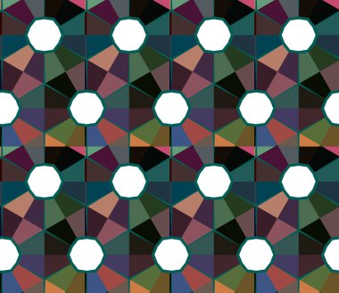 Vektör çizimi, geometrik dikişsiz arkaplan