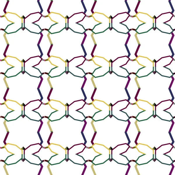 Ilustración Vectorial Fondo Geométrico Sin Costura — Vector de stock