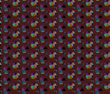 soyut vektör sanatı, geometrik şekiller, uzay dokusunu kopyala