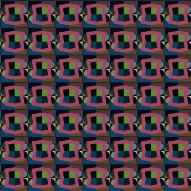 soyut vektör sanatı, geometrik şekiller, uzay dokusunu kopyala