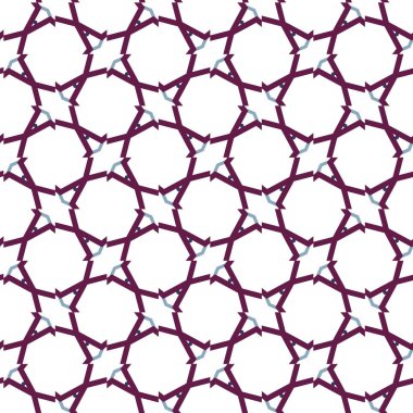 Süslü geometrik dikişsiz arkaplan, vektör 