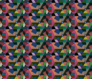 soyut vektör sanatı, geometrik şekiller, uzay dokusunu kopyala