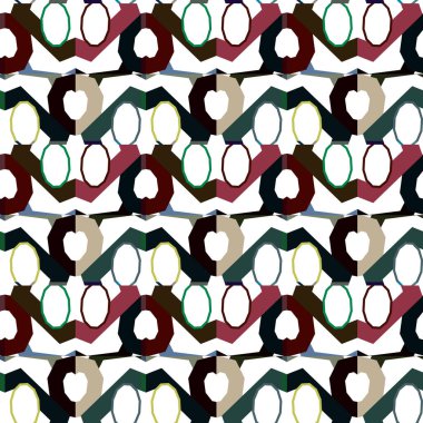 Kusursuz arkaplanı olan soyut grafik deseni