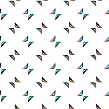 soyut kaleydoskop kumaş dikişsiz arkaplan, vektör illüstrasyonu