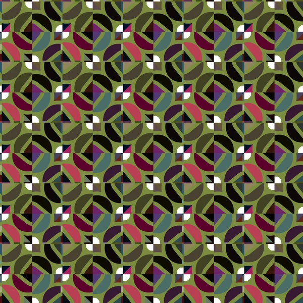 Abstracte Achtergrond Naadloos Geometrisch Sierpatroon — Stockvector