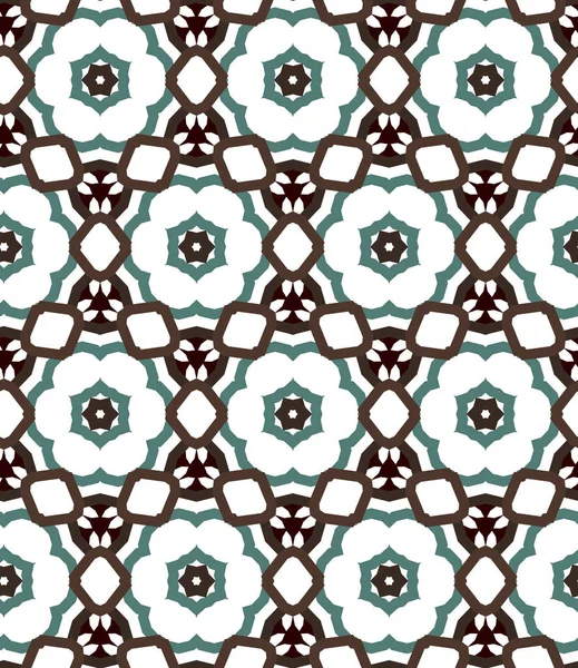 Fondo Abstracto Patrón Ornamental Geométrico Sin Costuras — Vector de stock