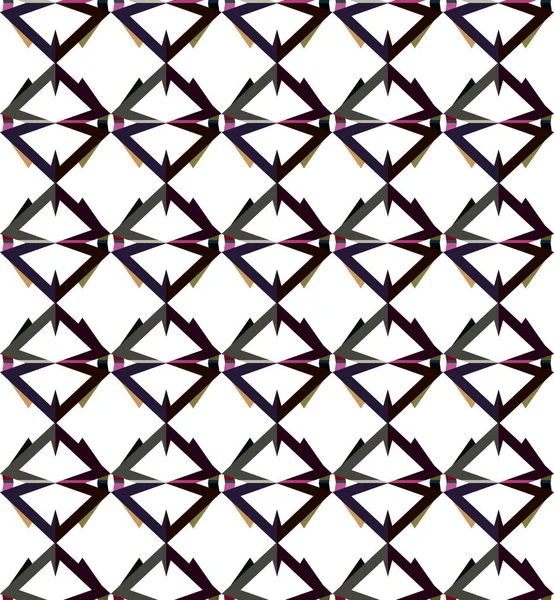 Абстрактный Фон Бесшовный Геометрический Орнаментальный Узор — стоковый вектор