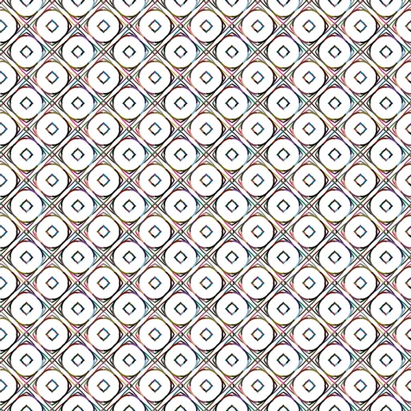 Abstract Background Seamless Geometric Ornamental Pattern — Stock Vector