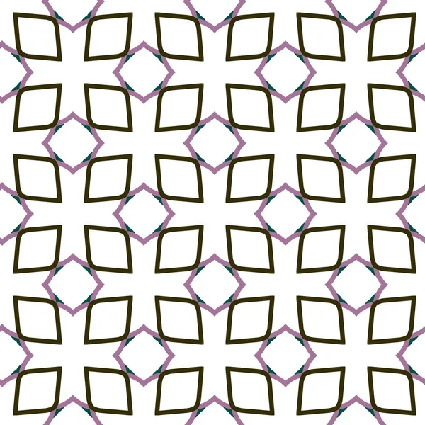 Abstracte Achtergrond Naadloos Geometrisch Sierpatroon — Stockvector