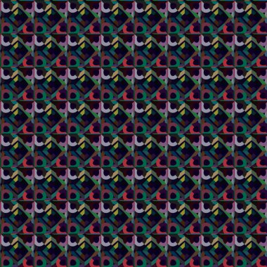 Kusursuz şablon, soyut duvar kağıdı, vektör illüstrasyonu 