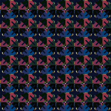 Kusursuz arkaplanı olan soyut grafik deseni