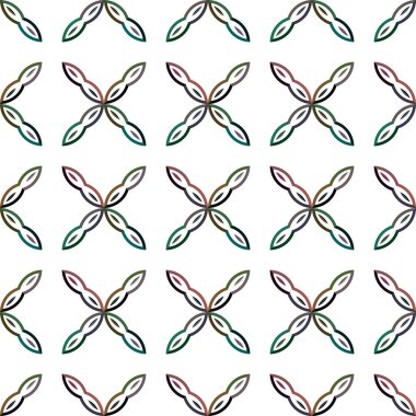 Vektör çizimi, geometrik dikişsiz arkaplan