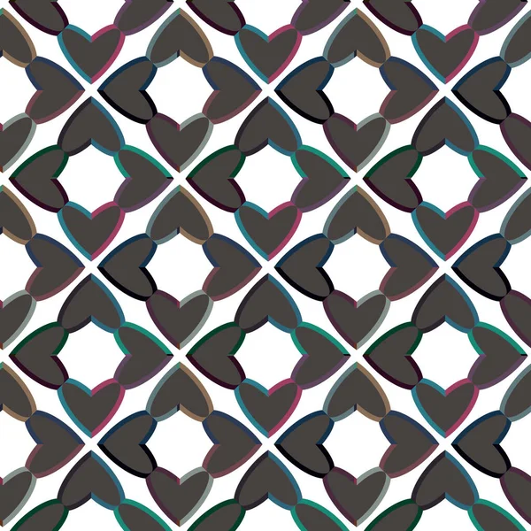 Abstraktní Vektorové Umění Geometrické Tvary Kopírování Prostorové Textury — Stockový vektor