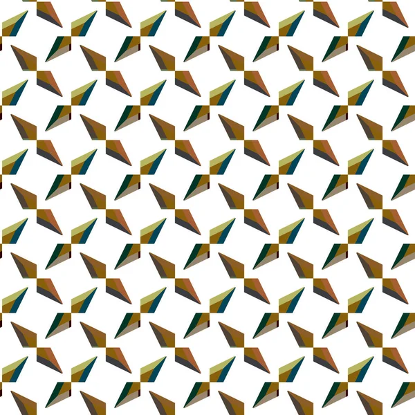 Fondo Abstracto Patrón Ornamental Geométrico Sin Costuras — Vector de stock