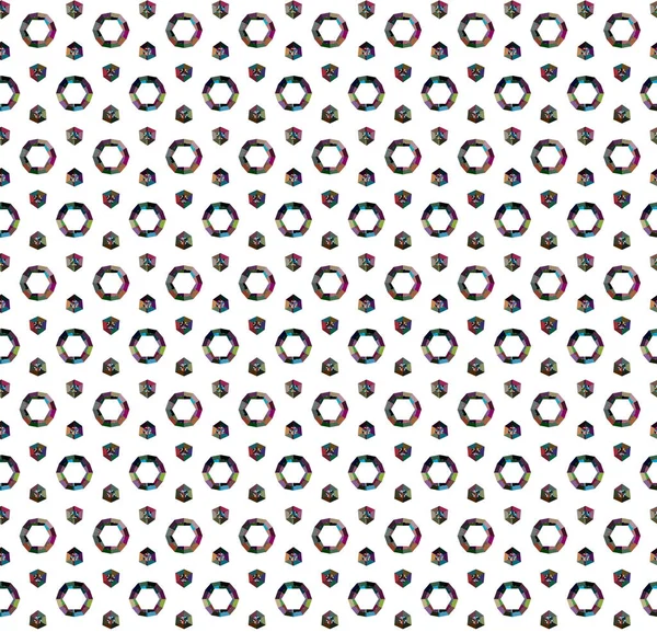 Abstrakte Vektorgrafik Geometrische Formen Textur Des Kopierraums — Stockvektor