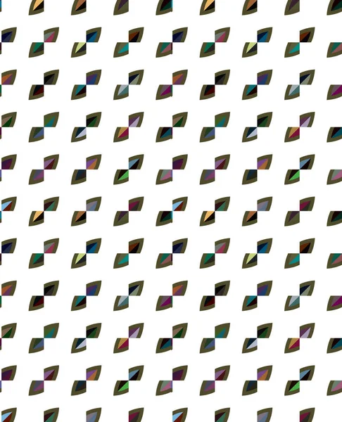 Fondo Abstracto Patrón Ornamental Geométrico Sin Costuras — Vector de stock