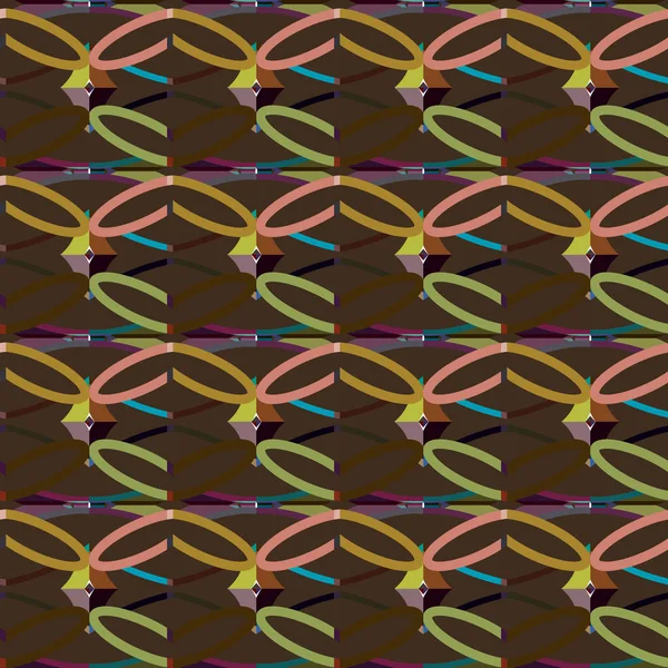 Fondo Abstracto Patrón Ornamental Geométrico Sin Costuras — Archivo Imágenes Vectoriales