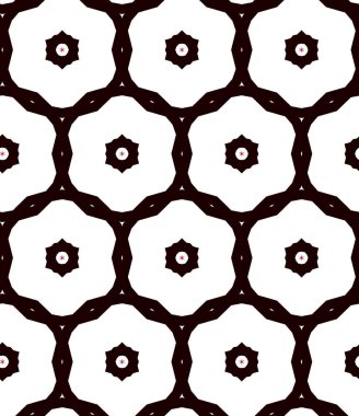 Süslü soyut geometrik süslemeli desen, vektör 