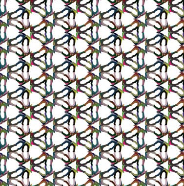 soyut kaleydoskop kumaş dikişsiz arkaplan, vektör illüstrasyonu