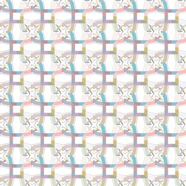 Kusursuz şablon, soyut duvar kağıdı, vektör illüstrasyonu 