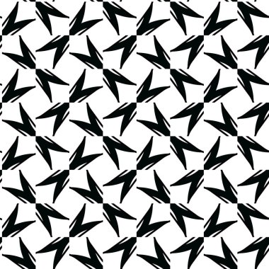 Süslü geometrik dikişsiz desen, vektör 