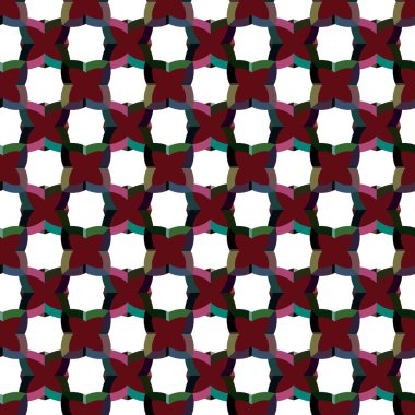 Vektör çizimi, geometrik dikişsiz arkaplan