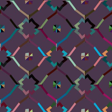 Kusursuz arkaplanı olan soyut grafik deseni