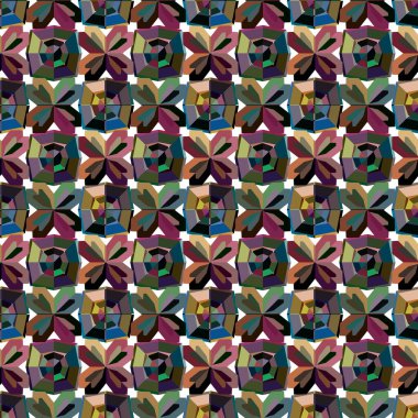  Soyut arkaplan. Kusursuz geometrik süslemeli desen.