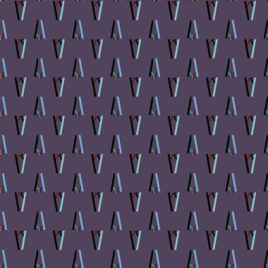 Süslü geometrik dikişsiz desen, vektör 