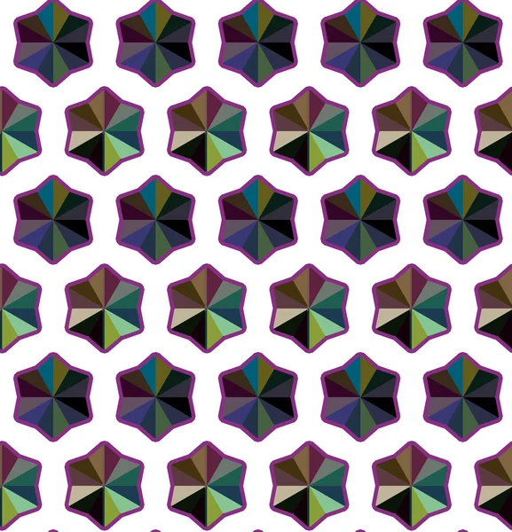 Abstracte Achtergrond Naadloos Geometrisch Sierpatroon — Stockvector