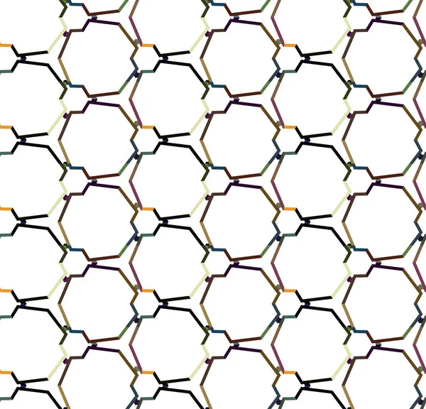 Abstrakter Hintergrund Nahtlose Geometrische Ziermuster — Stockvektor