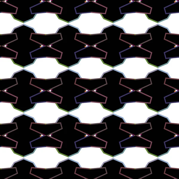 Abstrakt Bakgrund Sömlöst Geometriskt Prydnadsmönster — Stock vektor