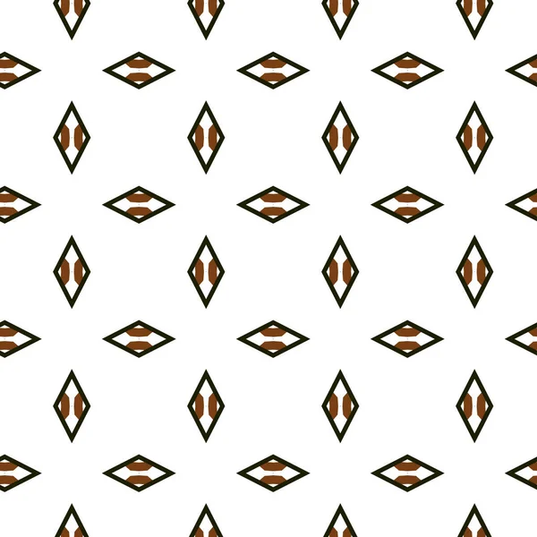 Fundo Abstrato Padrão Ornamental Geométrico Sem Costura — Vetor de Stock