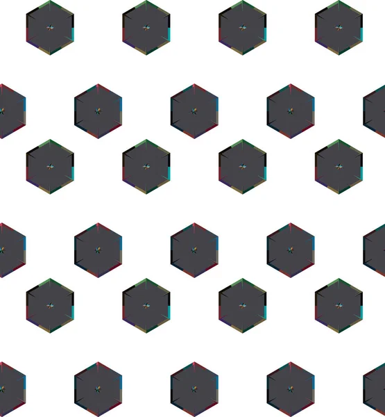 Abstrakt Baggrund Sømløse Geometriske Ornamentale Mønster – Stock-vektor