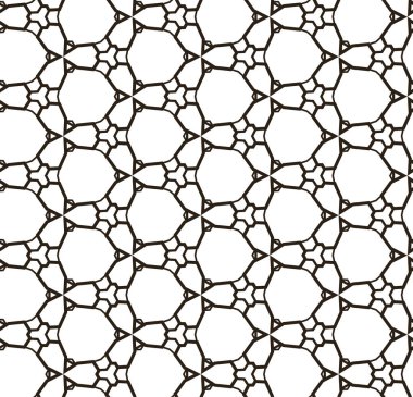 Kusursuz şablon, soyut duvar kağıdı, vektör illüstrasyonu 