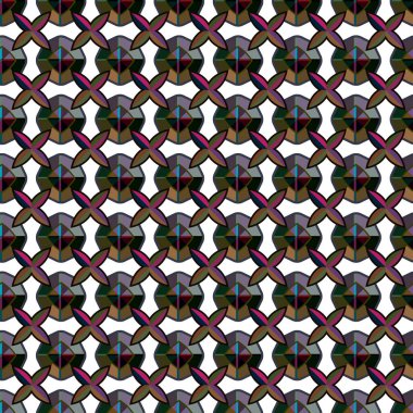 Kusursuz arkaplanı olan soyut grafik deseni