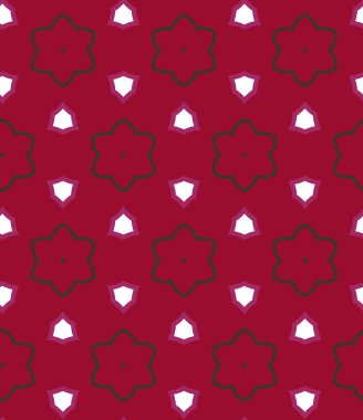 soyut kaleydoskop kumaş dikişsiz arkaplan, vektör illüstrasyonu