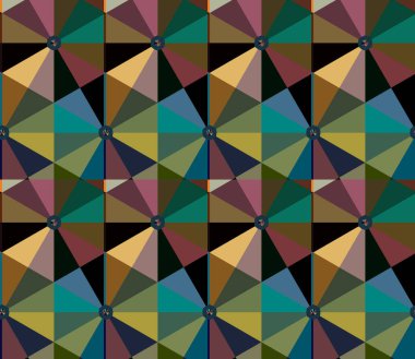 Vektör çizimi, geometrik dikişsiz arkaplan