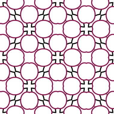 Vektör çizimi, geometrik dikişsiz arkaplan