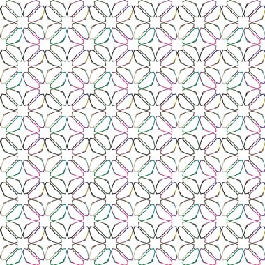  Soyut arkaplan. Kusursuz geometrik süslemeli desen.