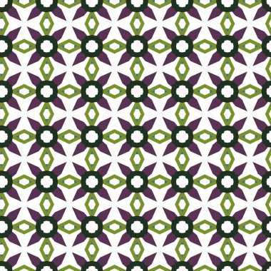 Kusursuz şablon, soyut duvar kağıdı, vektör illüstrasyonu 